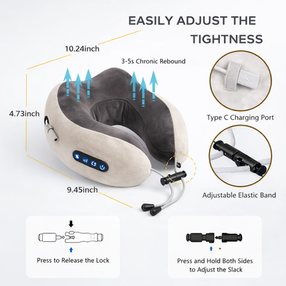 HIOORA™ TravelFlow Pillow